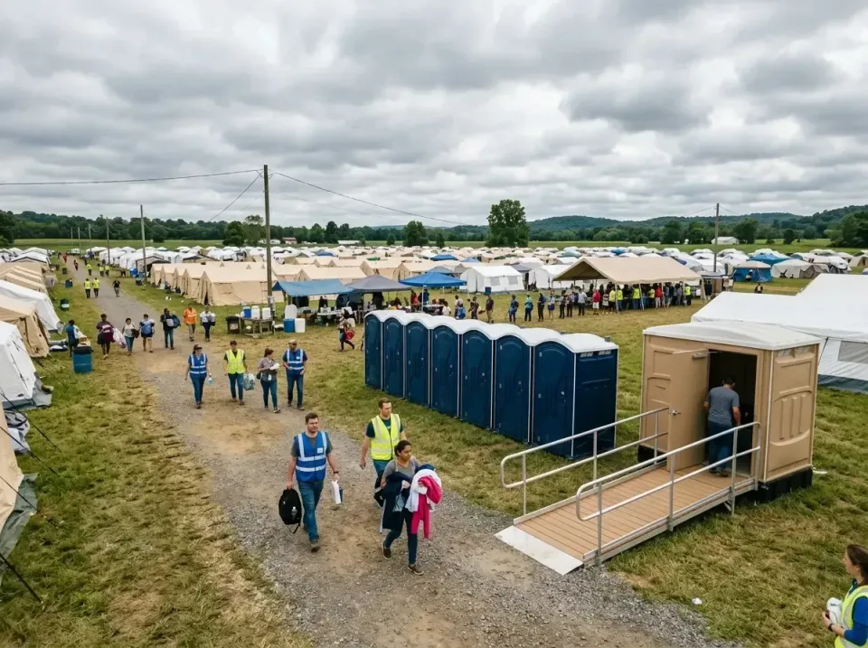 disaster-relief-camp-restrooms-010 — frequently asked questions, Dumpster & Portable Bathrooms Rental in Cabot, AR